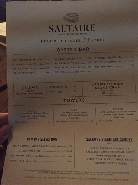 saltaire oyster bar and fish house|salt air port chester.